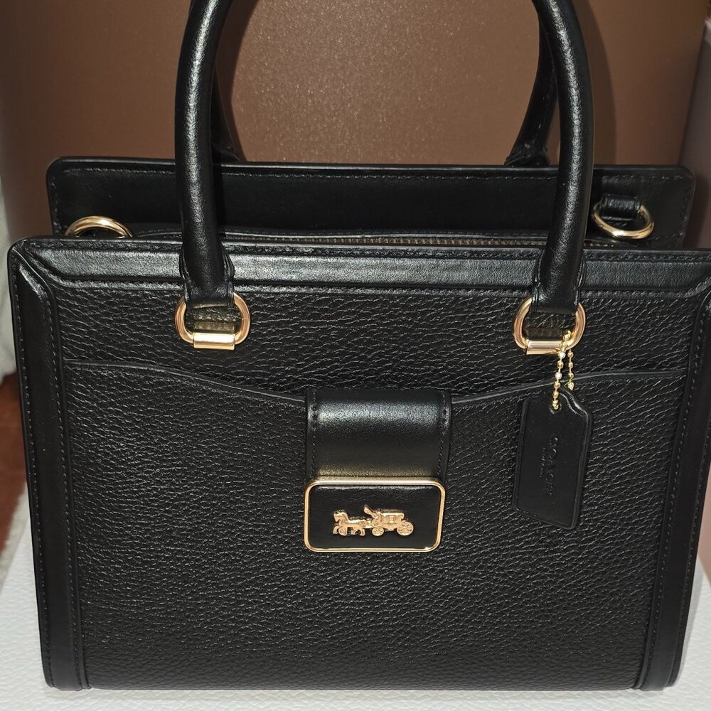 Coach Grace Carryall in Black - Picture 2 of 9